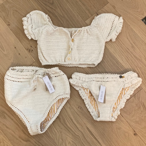BNWTs Bikini by She Made Me . Crochet . Size medium - Picture 1 of 12